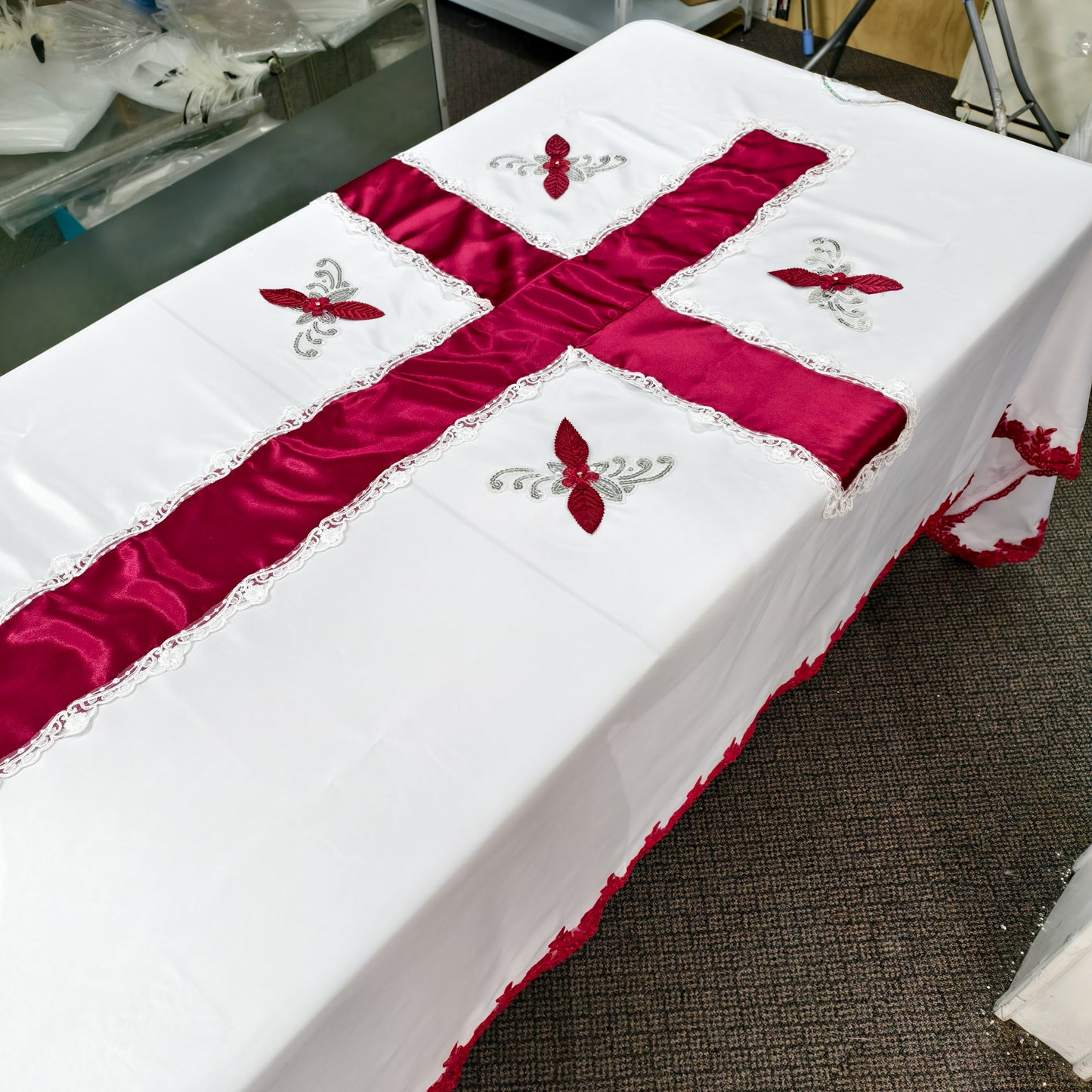 Coffin Cover - S2 - Maroon